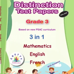 Grade 3 - Distinction Test Papers- Chetty