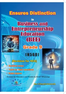 Grade 9 - Business and Entrepreneurship Education - Ensures Distinction - Chetty