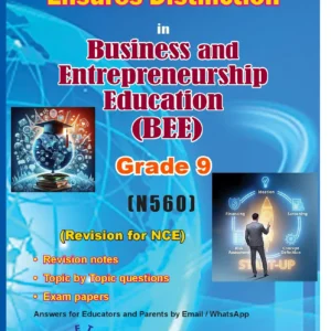 Grade 9 - Business and Entrepreneurship Education - Ensures Distinction - Chetty