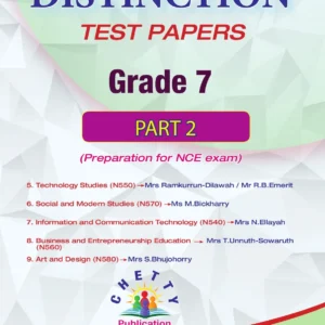 Grade 7 - Test Papers Part 2 - Distinction - Chetty