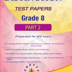 Grade 8 - Test Papers (NCE) Part 2 - Distinction - Chetty