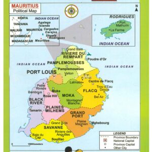 Grade 4 - Mauritius Political Map