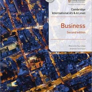 Grade 11 - Business - Second Edition - Cambridge International AS & A Level - Malcolm Surridge, Andrew Gillespie - Hodder Education