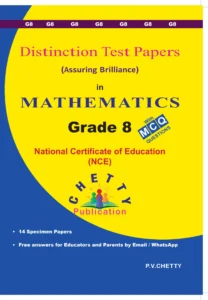 Grade 8 Maths Distintion Test papers