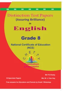 Grade 8 English Distinction